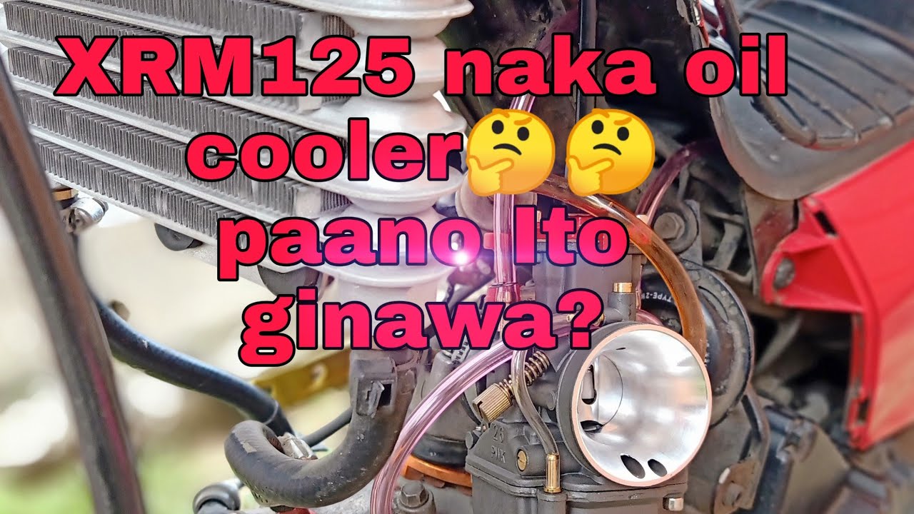 Oil cooler installed at XRM125 (Tutorial)