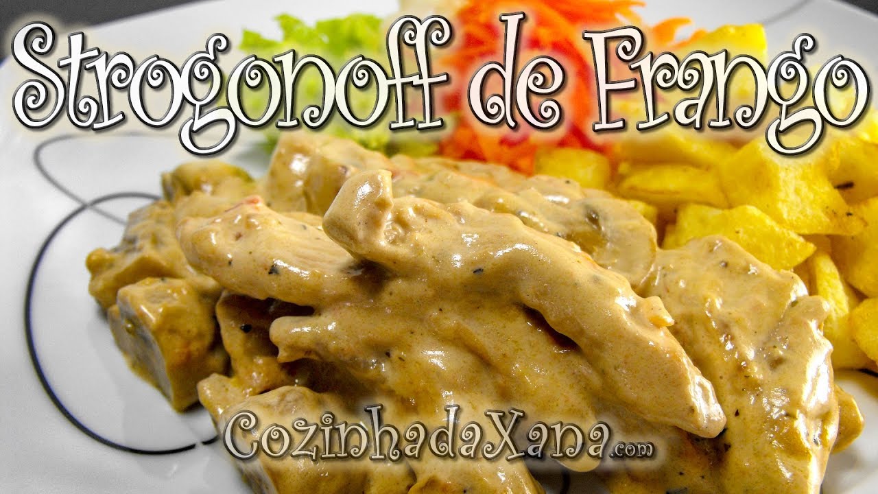 Strogonoff de frango simples