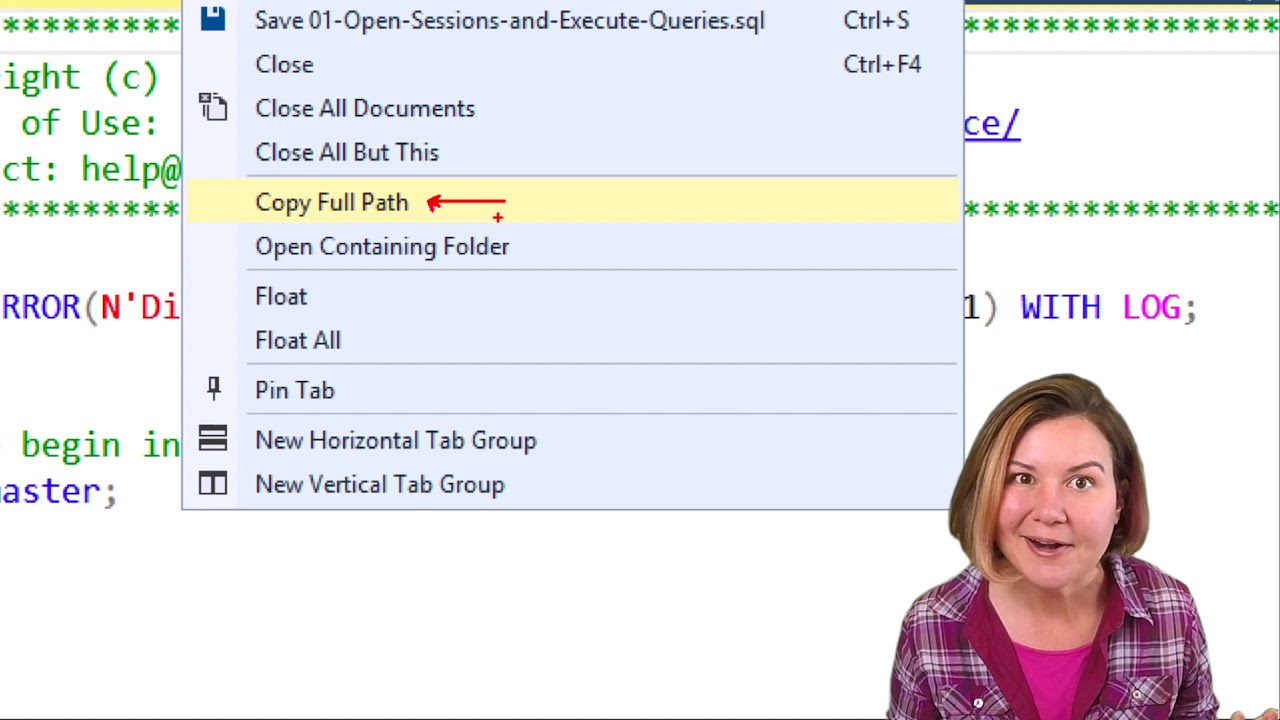 SSMS Shortcuts - Pinning and Custom Keyboard Shortcuts