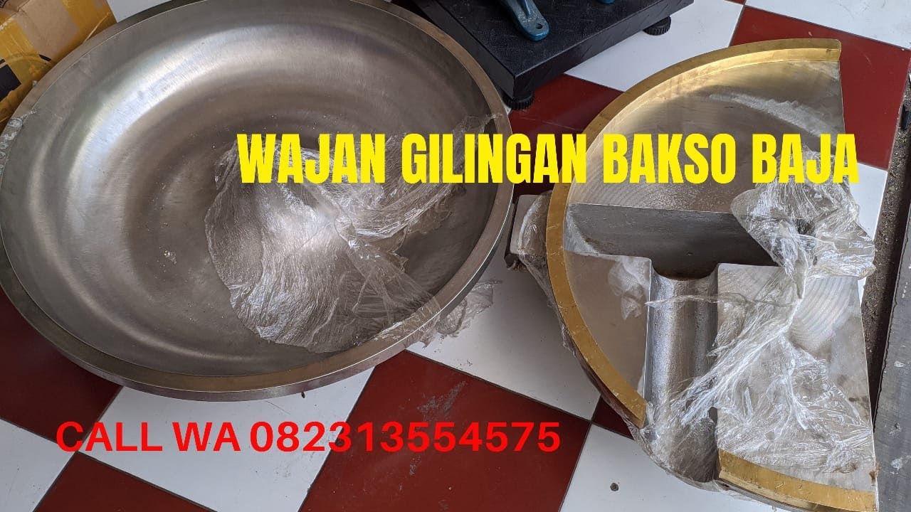 PROSES PEMBUATAN WAJAN GILINGAN BAKSO , MORE INFO CALL 082313554575 (DHANI)