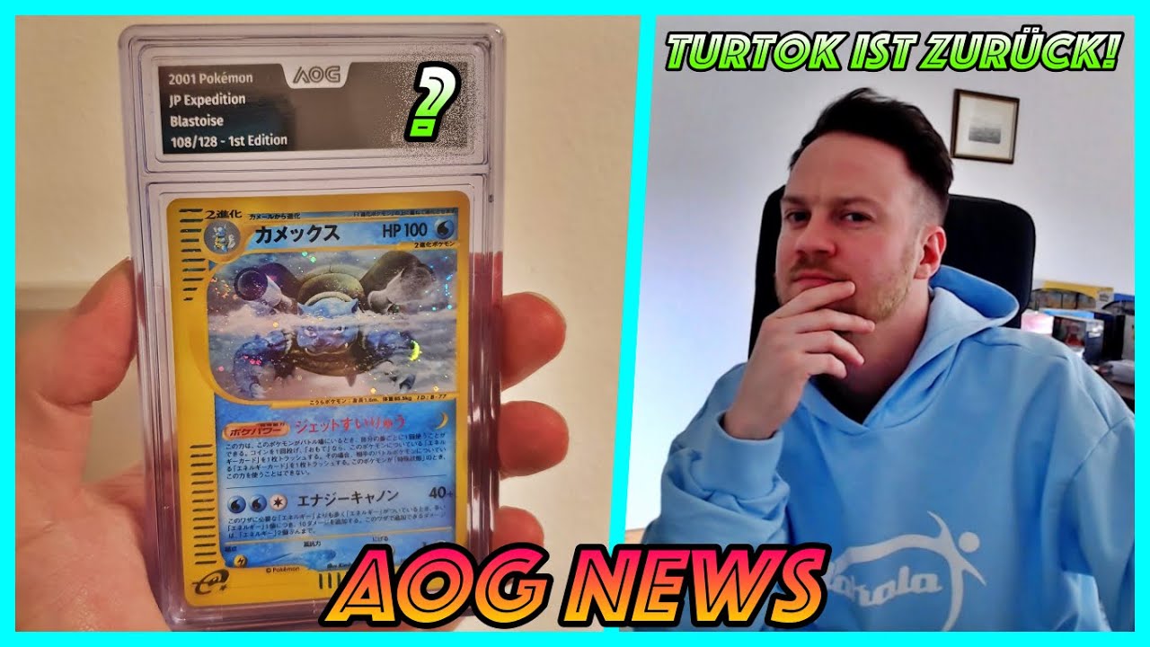 🔥TURTOK IST ZURÜCK!🔥😨AOG NEWS! Value Guard und Mengenrabatt!😱💥 - POKEMON Grading Return