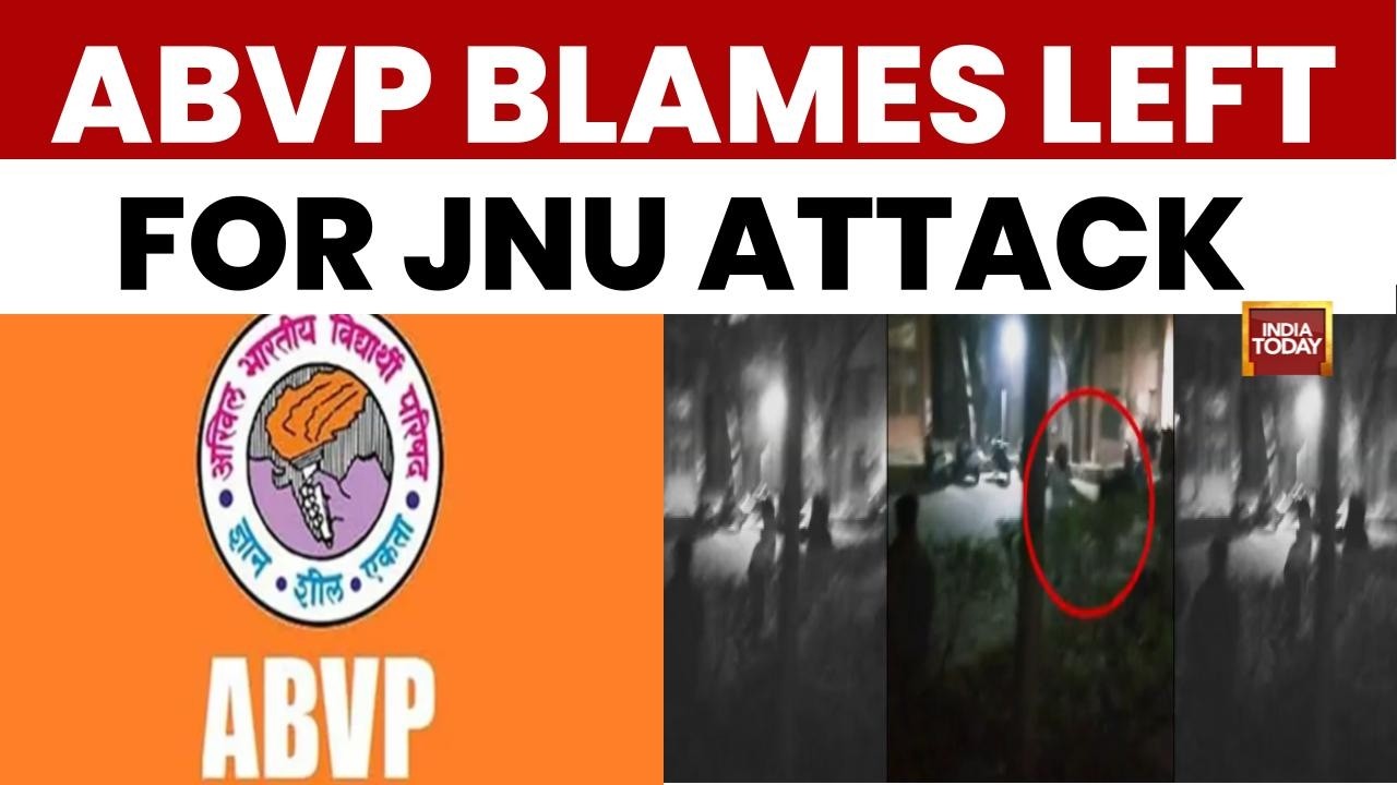 JNU Violence | ABVP and Left Trade Charges Over Campus Clash and Alleged Stone Pelting