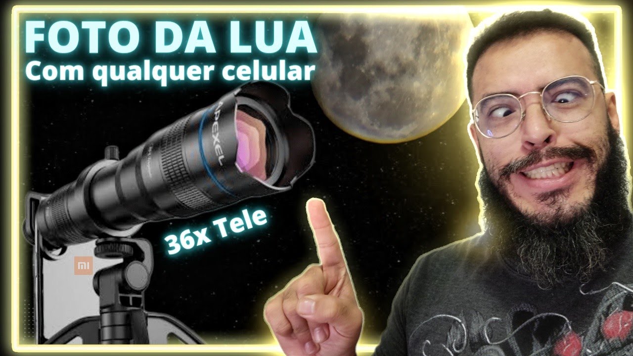 FOTOGRAFE ATÉ A LUA Com A APEXEL 36x TELE
