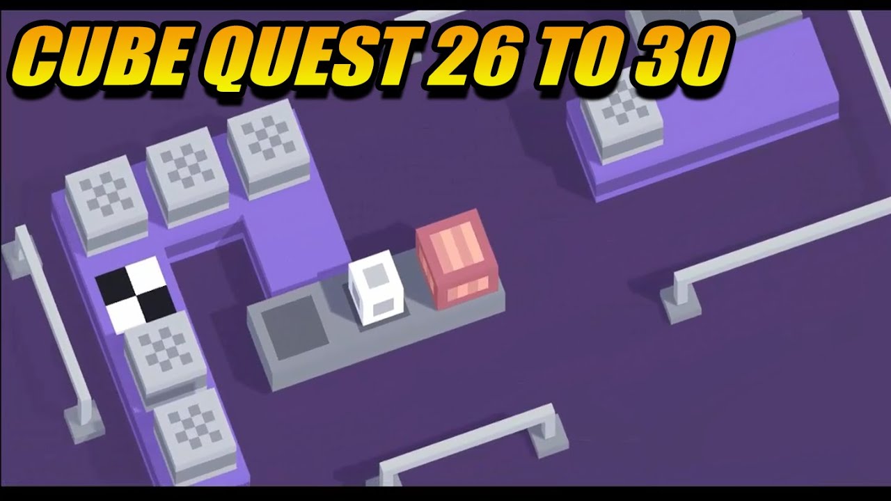 Fancade Cube Quest Level 26 To 30 Gameplay Walkthrough || Puzzle Game Free