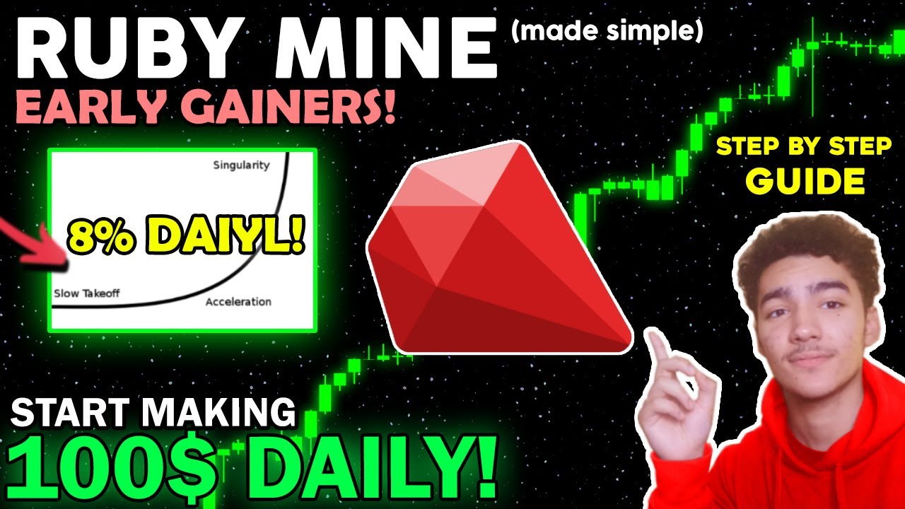 HOW TO MAKE 100$ DAILY w/ RUBY MINE... 8% DAILY ROI (Made Simple)