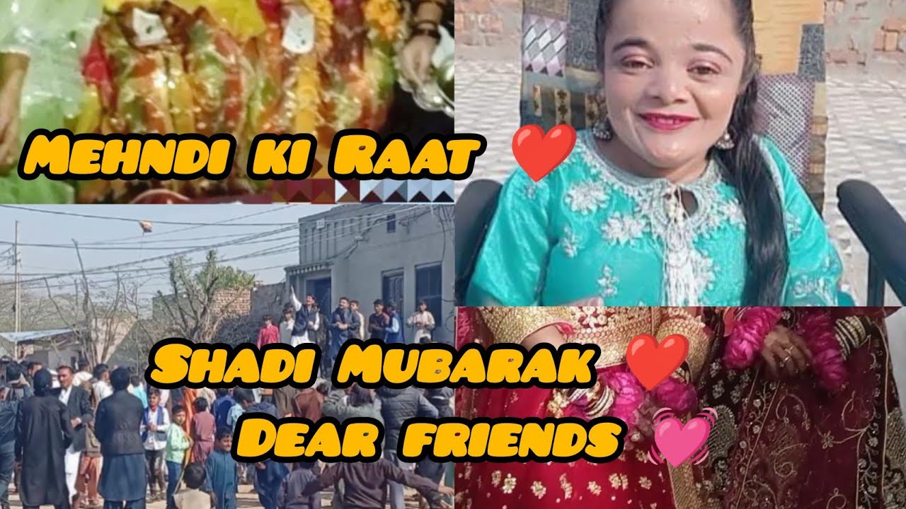 Mehndi ki Raat ❤️|Shadi Mubarak ❤️ Dear friends💓27 January 2026