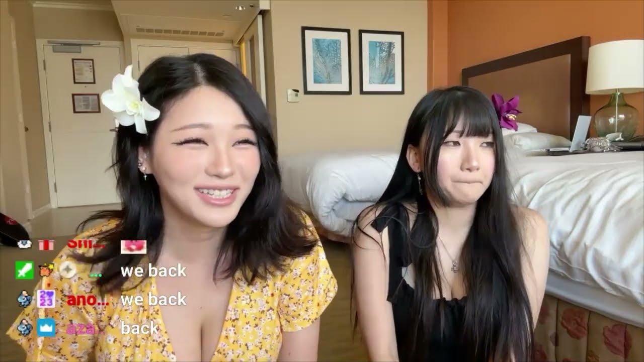 hyoon- in hawaii with @ariasaki :3