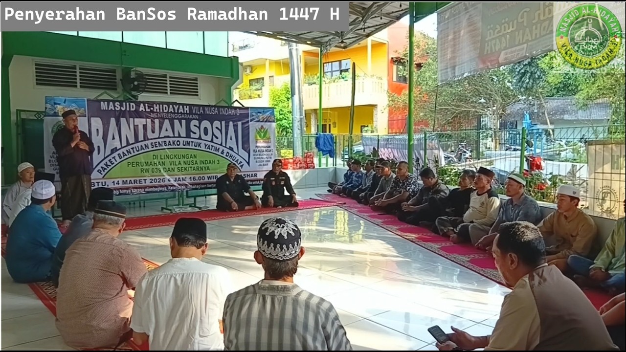 Bansos Ramadhan 1447 H  --  Masjid Al Hidayah Vila Nusa Indah 3