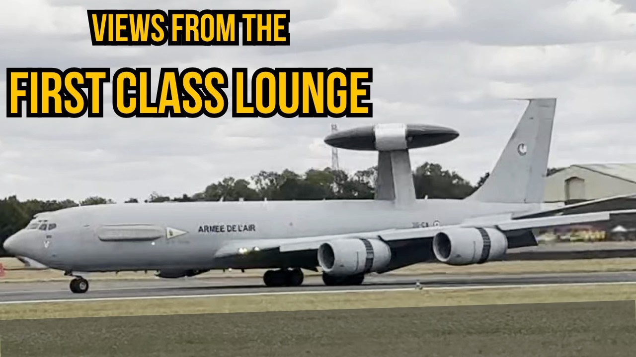 Apache, RC-135 Rivet Joint & French AWACS | Spitfire & Hurricane at RIAT