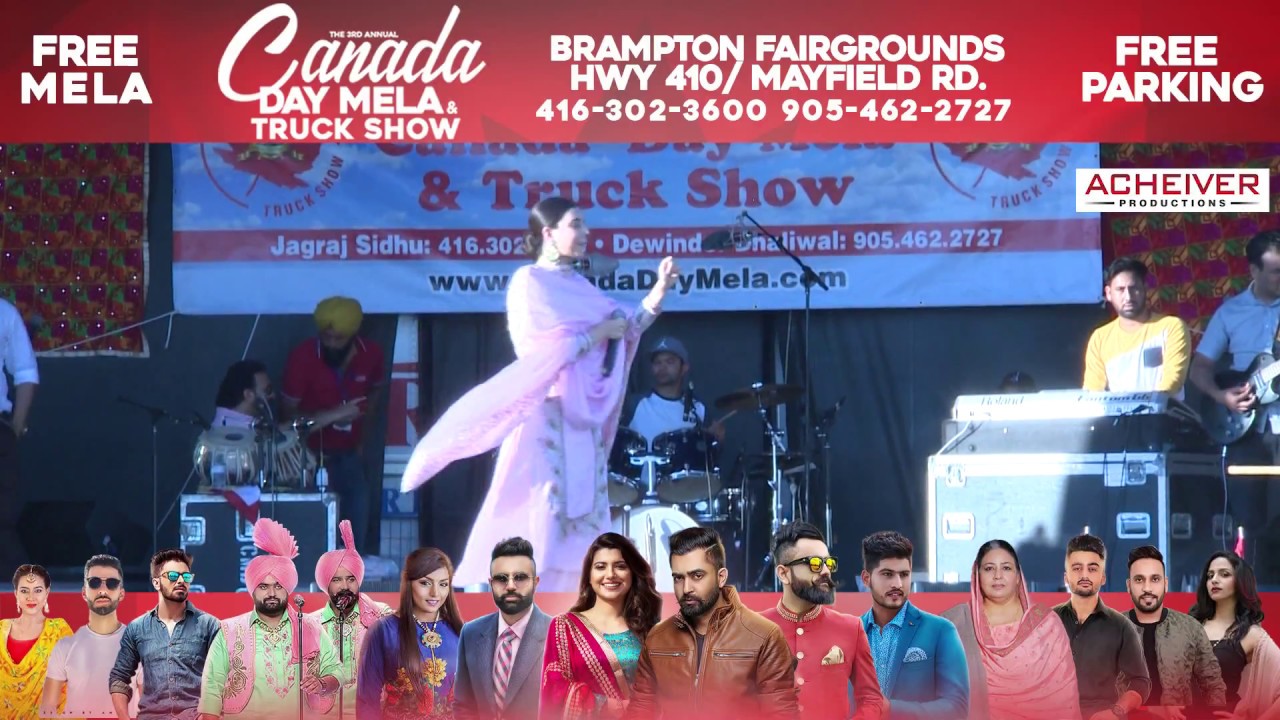 Canada Day Mela & Truck Show 2018: Nimrat Khaira @ Brampton Fairground