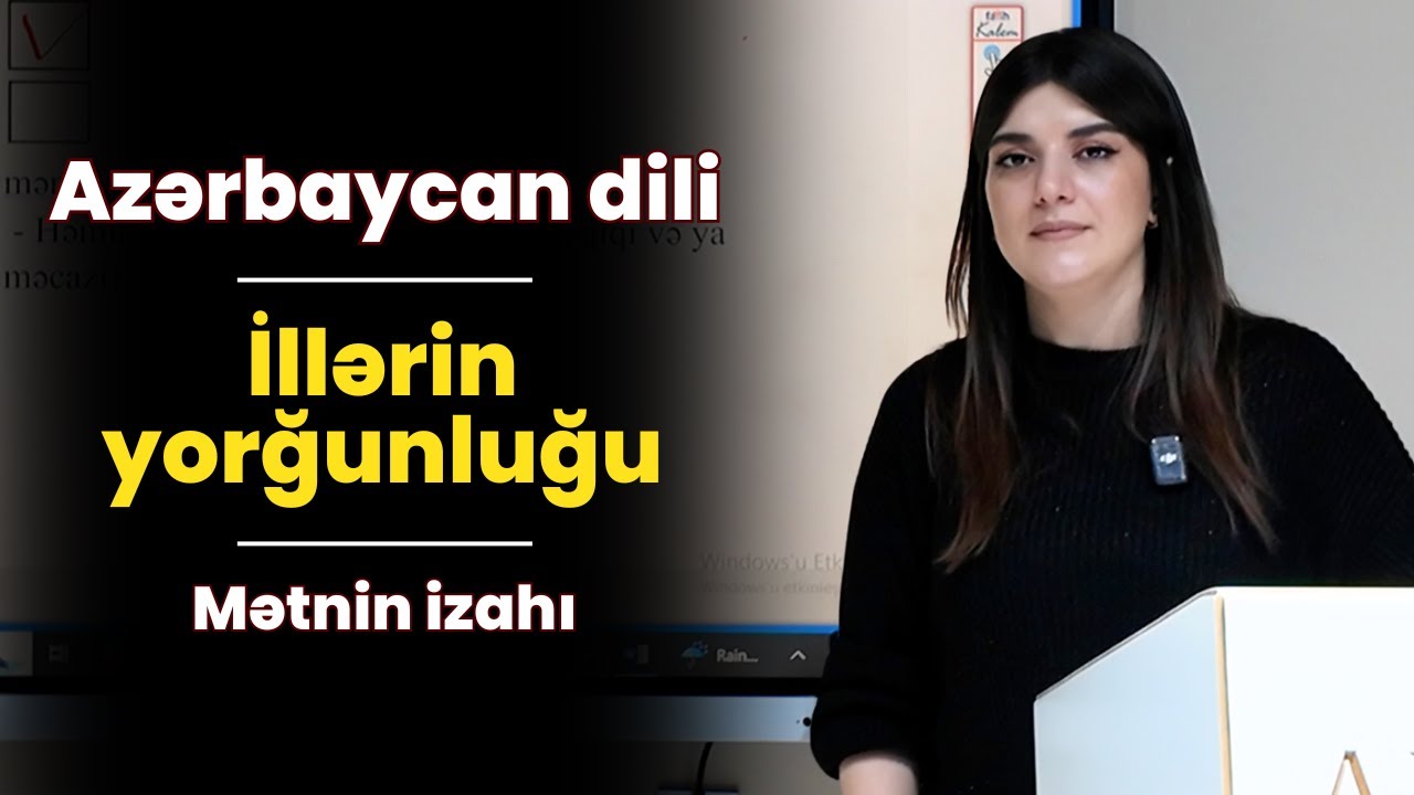 9-cu sinif Buraxılış imtahanı - Mətn izahı
