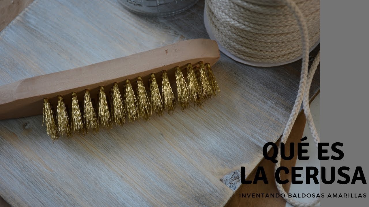 ¿Qué es la cerusa? Efecto blanquecino en madera