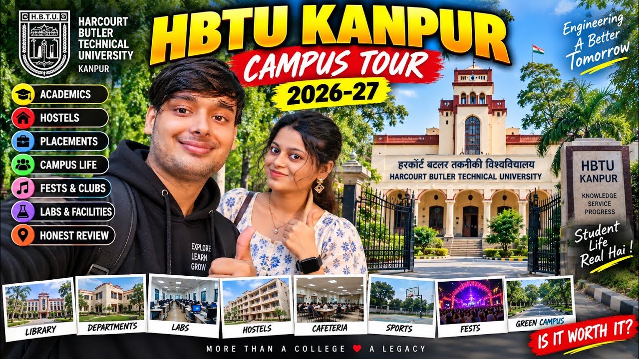 HBTU Kanpur Campus Tour 2026-27 | Hostel, Labs, Placements & College Life | Complete Reality#college
