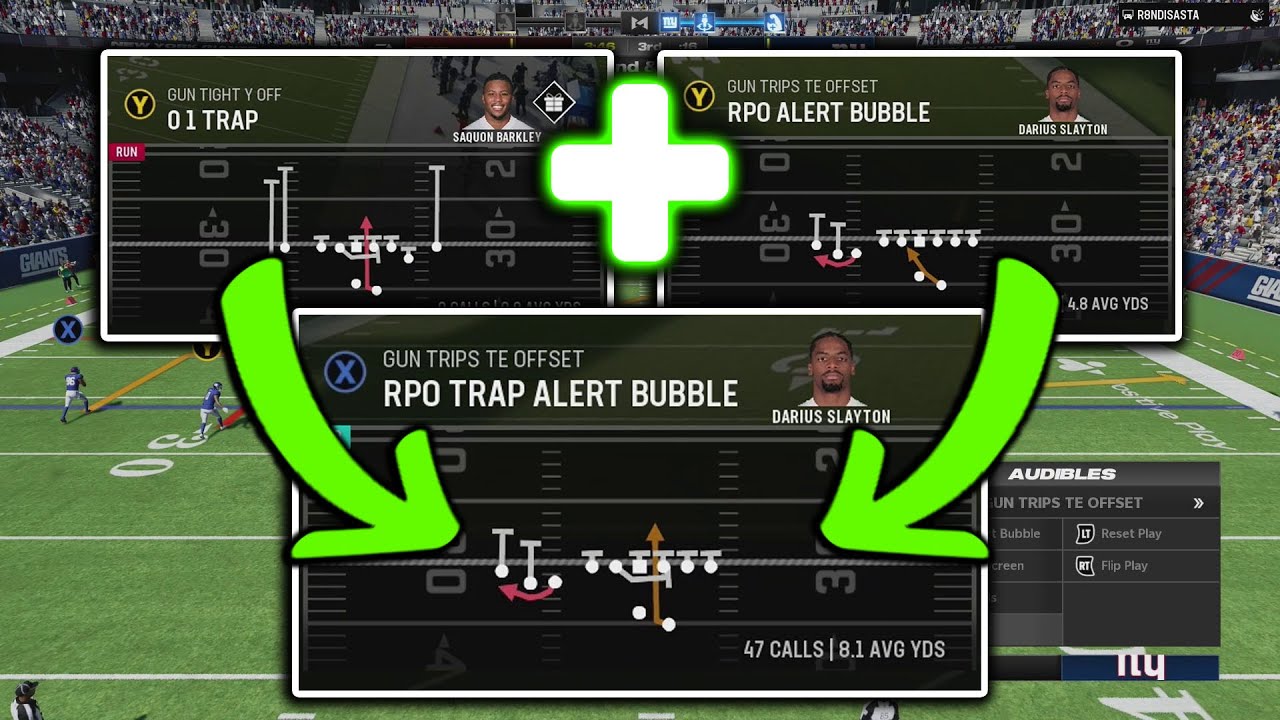 This is a CRAZY HYBRID run in Madden 24 out of a TOXIC Formation