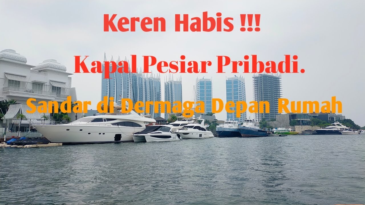 Indahnya Kapal Mewah di Pantai Mutiara