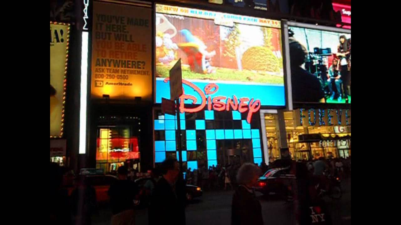 Disney and Forever 21 NYC times square
