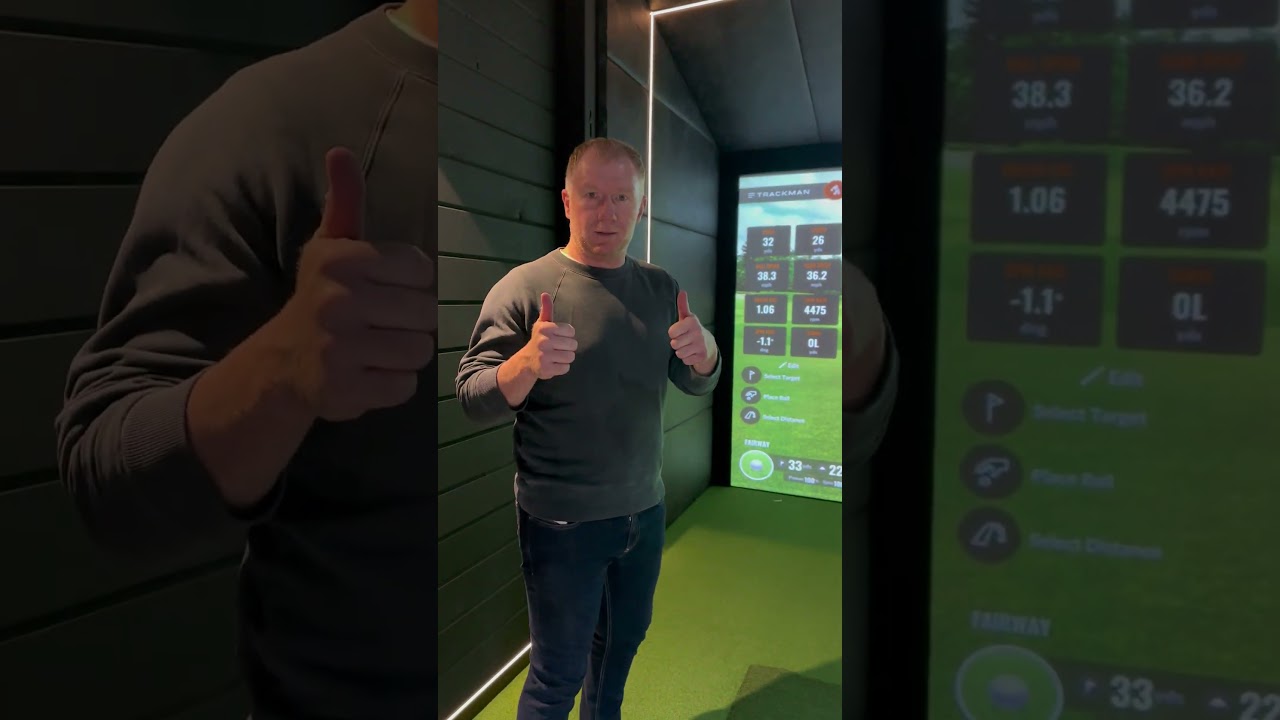 Paul Scholes new golf sim 