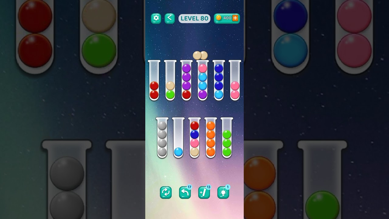 Ball Sort Level 80 solution,    Ball Sort Puz - Color Game, Playvalve, All levels, playlist