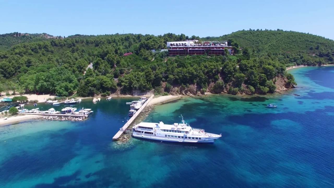 Остров Скиатос с высоты птичьего полета ( greece )