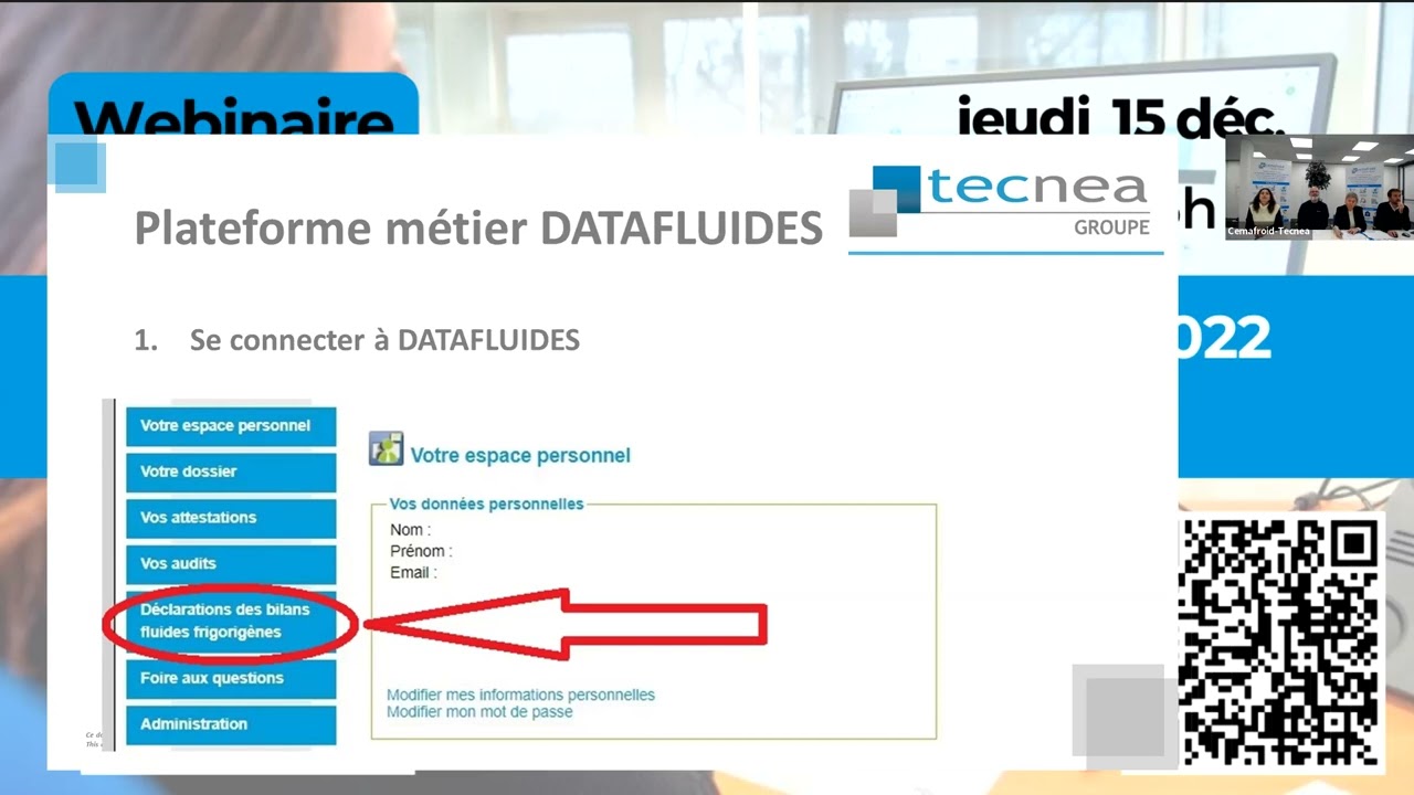 Webinaire - Comment déclarer son bilan fluides frigorigènes - Catégorie I à IV ?