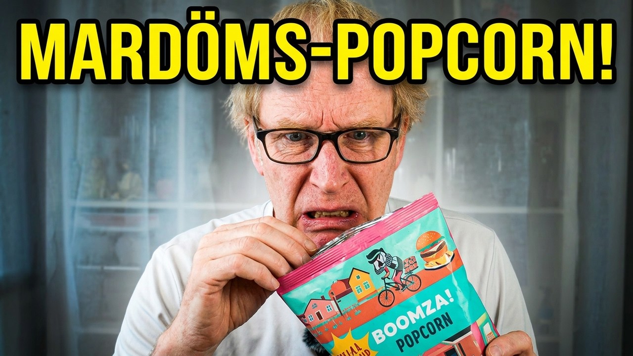TESTAR LIDLS KONSTIGASTE POPCORN: 