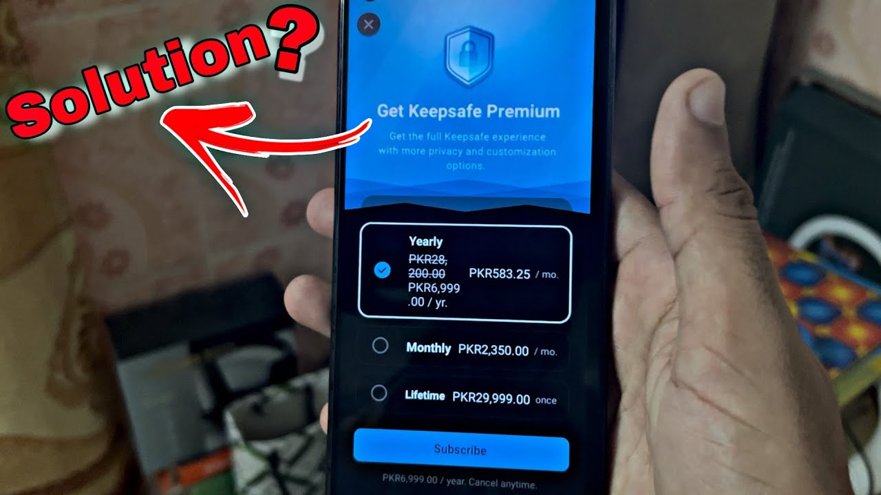 Keepsafe Vault not working problem solution 😭 | keepsafe Vault Premium Solution 🤔🧐