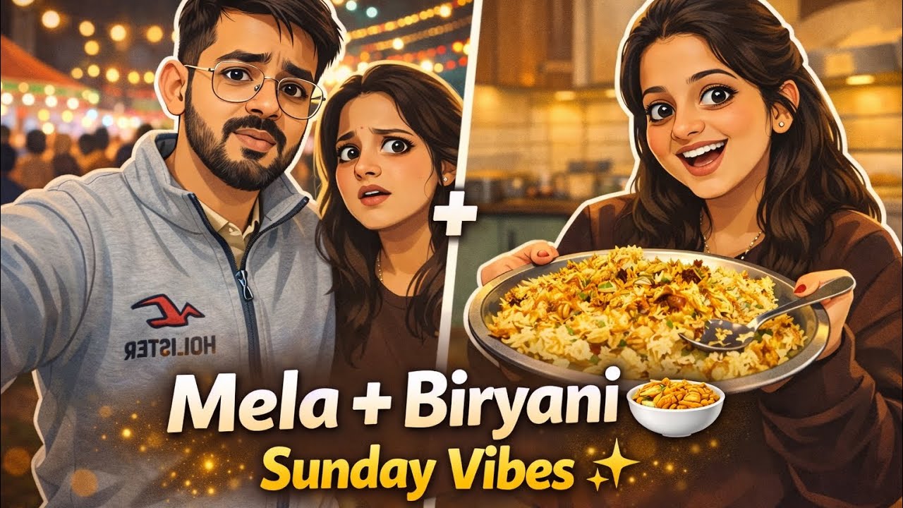 Sunday Vibes: Mela + Homemade Biryani 🍲✨