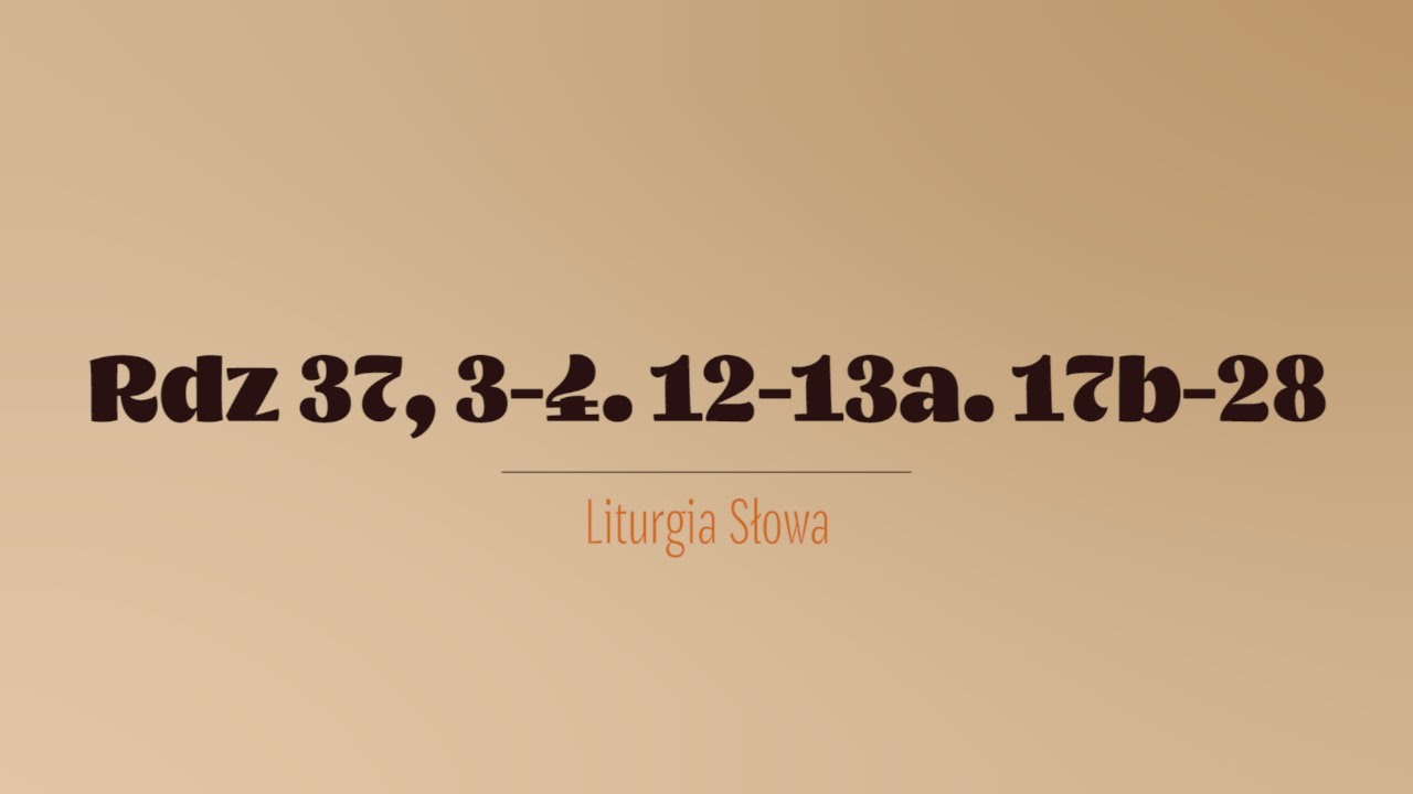 #PierwszeCzytanie | 6 marca 2026
