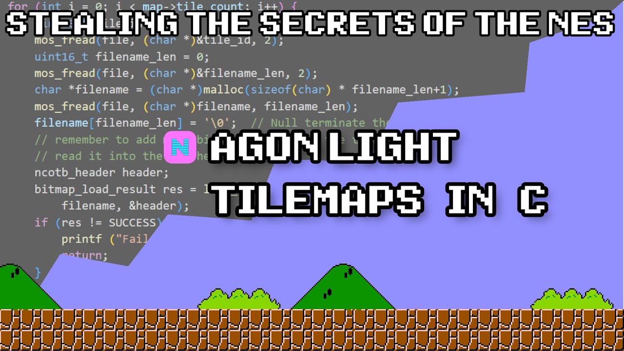 Похищение секретов NES — Agon Light Tilemaps на языке C