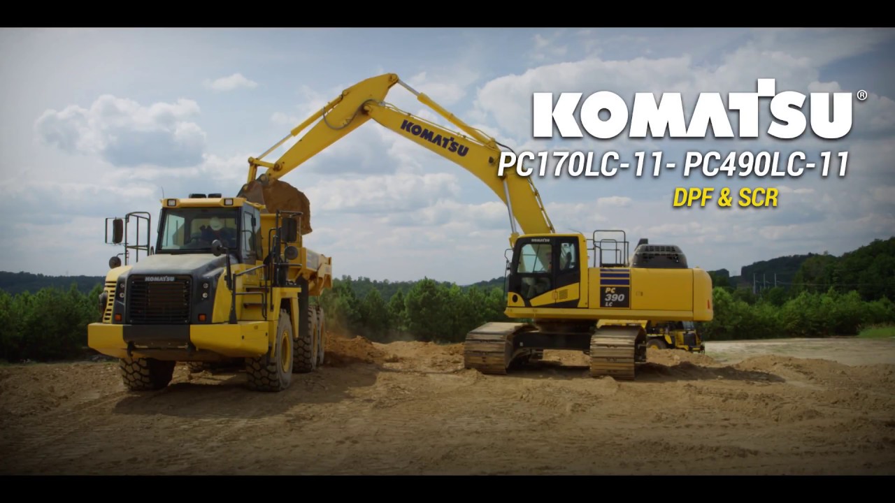 Komatsu PC170LC-11– PC490LC-11 DPF & SCR