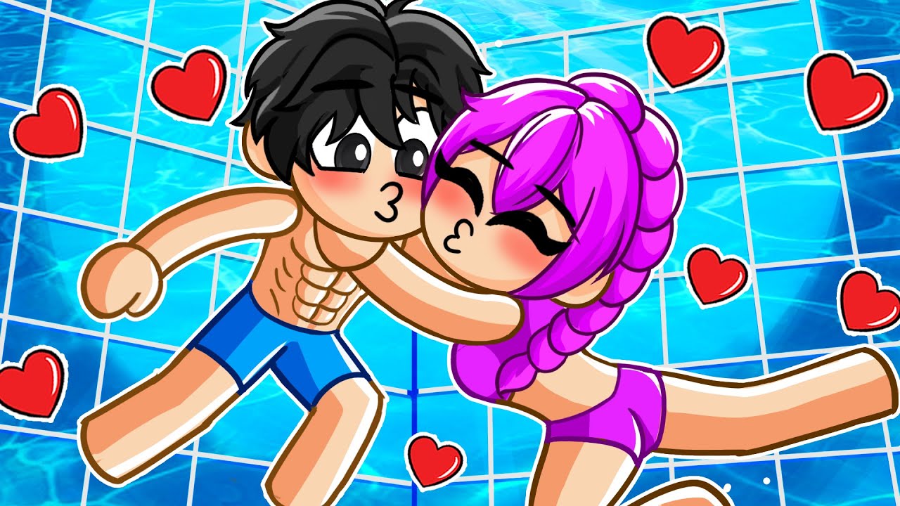 KPOP FAMILY GOES TO WATERPARK IN ROBLOX?!