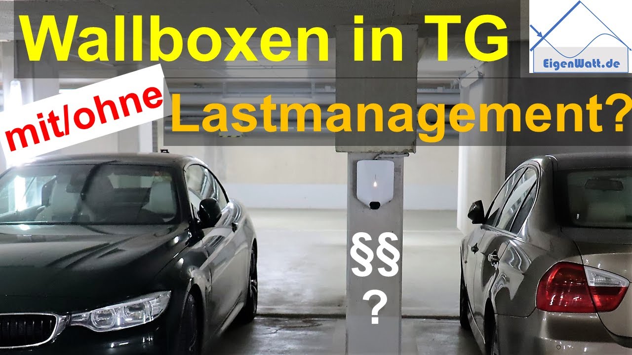 Elektroauto laden an eigener Wallbox in Tiefgarage - Rechtsanspruch, Lastmanagement, Energiezähler