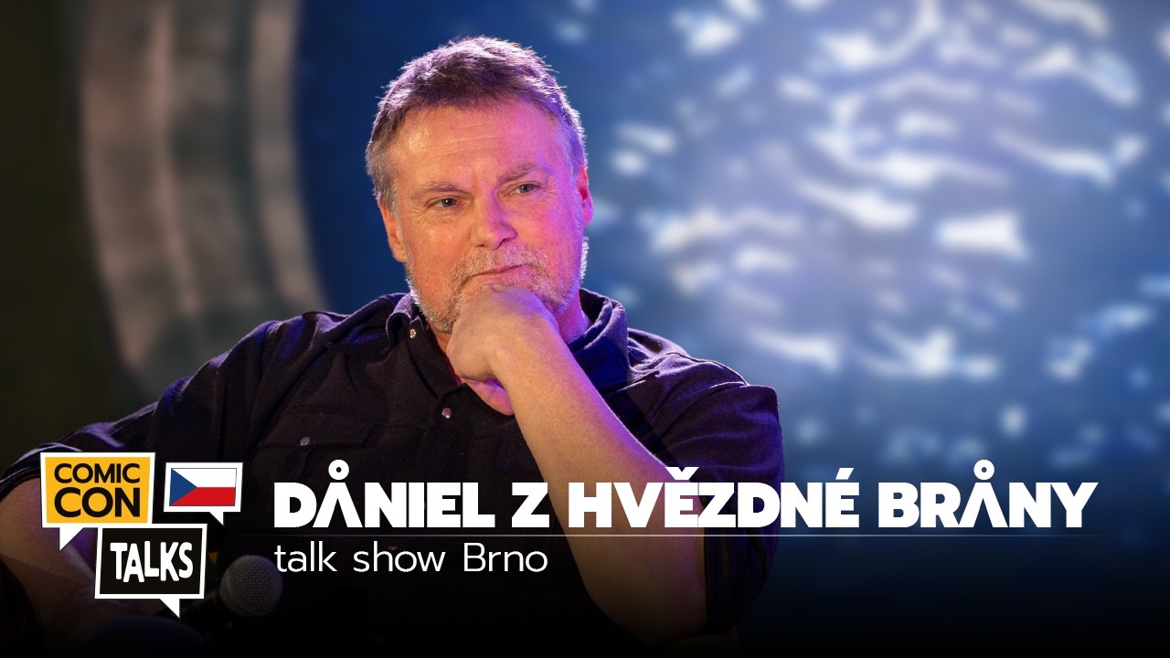 Daniel z Hvězdné brány v Brně! Talk show 🌀 Michael Shanks si podal moderátorku a bavil celý sál 😂