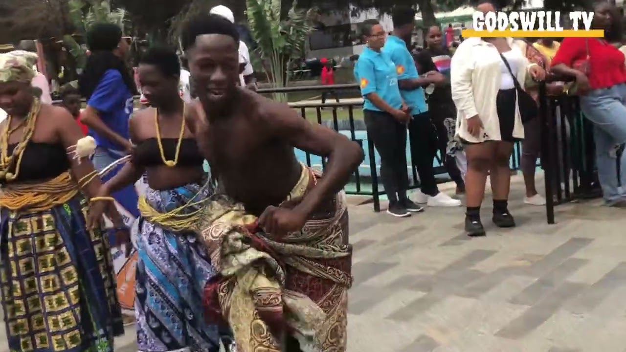 Klama Dance Display by the People of DANGME specifically, the Krobo people