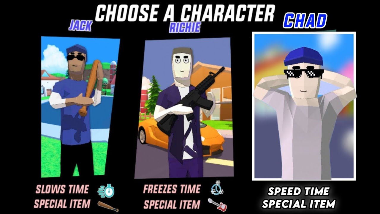 Finally All Characters unlock Chad Richie || in Dude Theft wars 