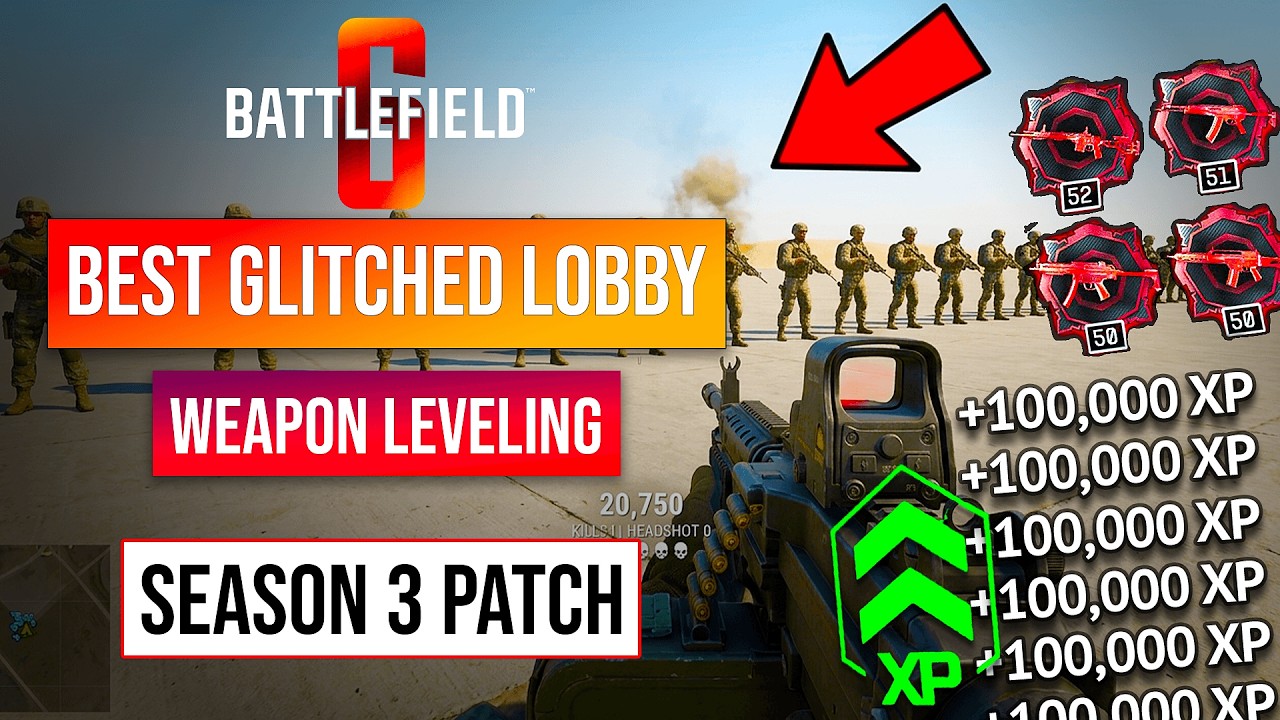 ✅ *ЛУЧШИЙ* ФАРМ ОПЫТА ОРУЖИЯ В BATTLEFIELD 6 ✅ | ПРОСТАЯ ПРОКАЧКА ОРУЖИЯ И ТЕХНИКИ | #bf6