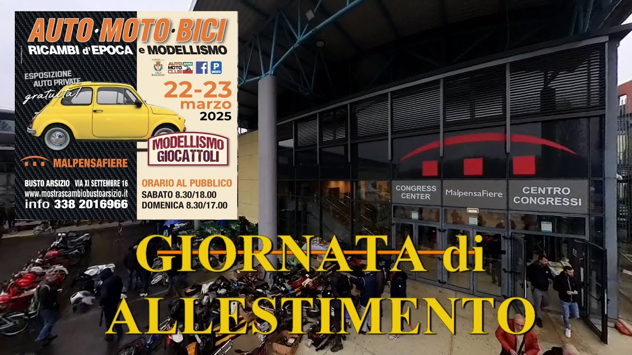 MalpensaFiere. GIORNATA di ALLESTIMENTO