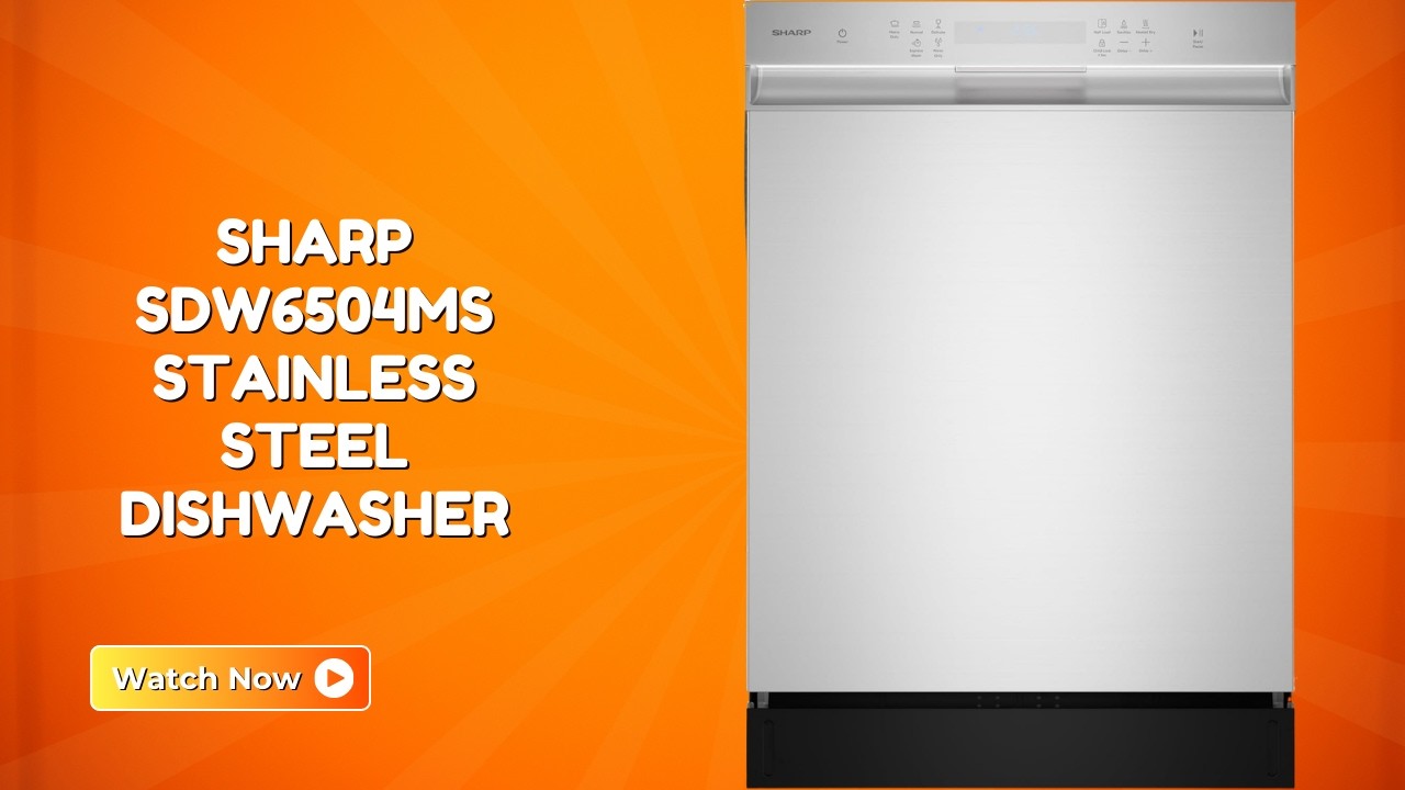 Stress Free Dish Cleanup – Sharp SDW6504MS Stainless Steel Dishwasher – REVIEW