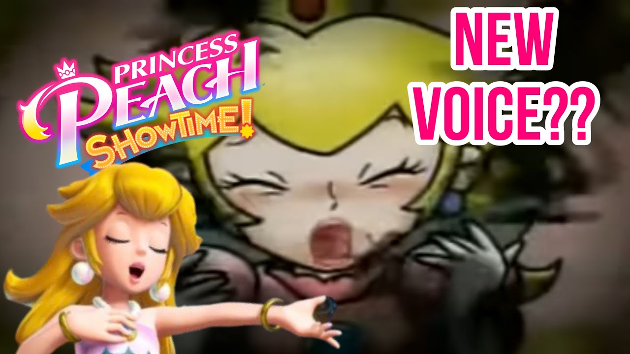 NEW VOICE?? Princess Peach Showtime
