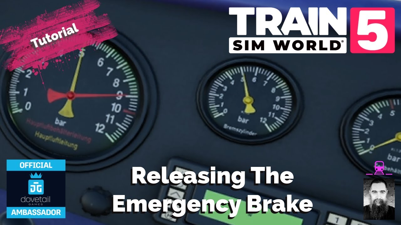 Releasing The Emergency Brakes On A Dosto 766.2 in Train Sim World