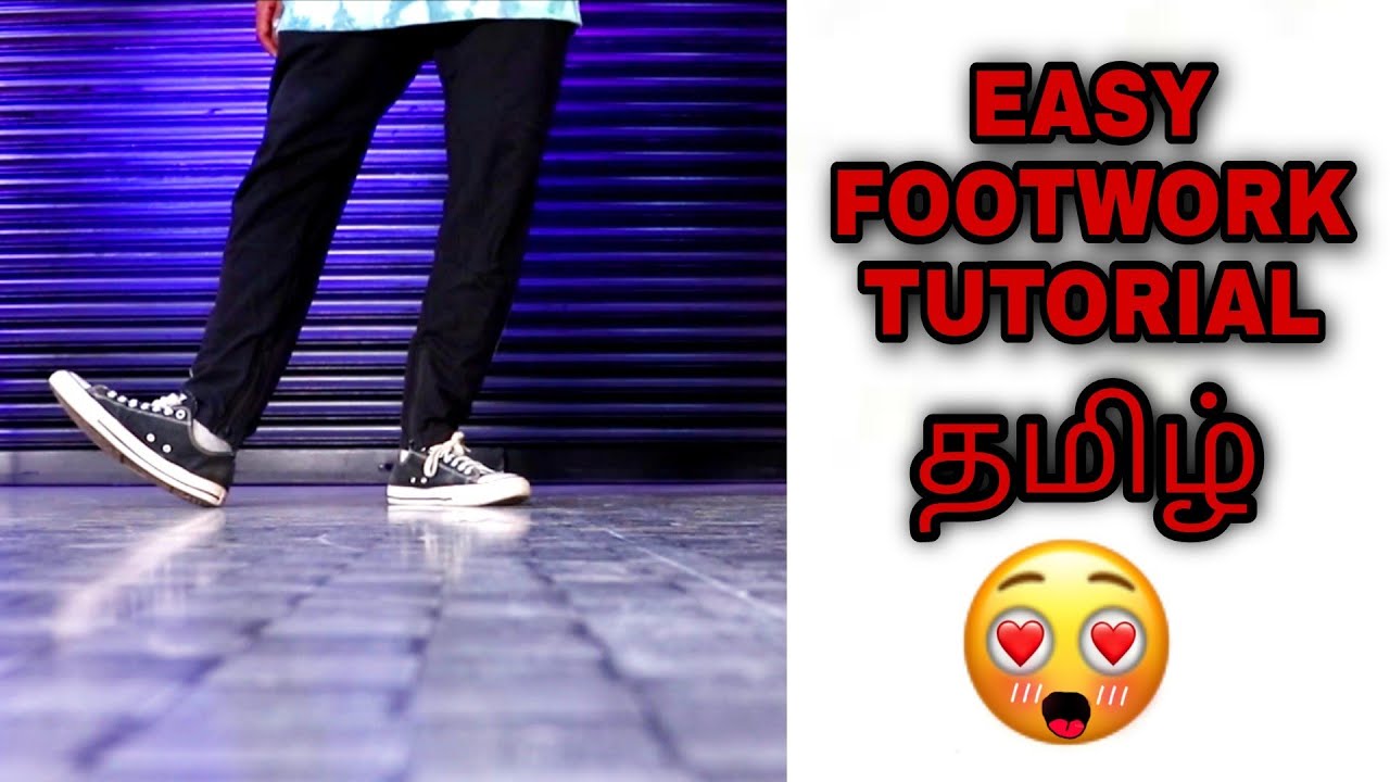 Easy Dance Footwork Tutorial | தமிழ் | E - Grade Dance Crew