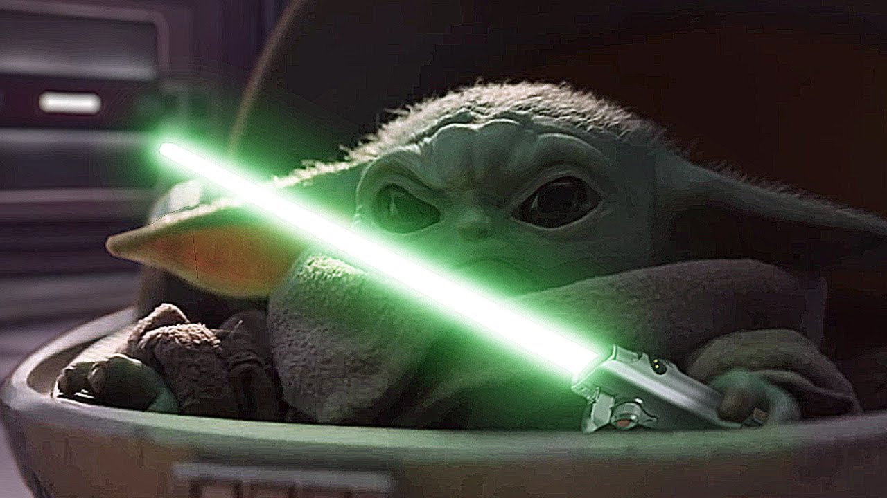 Baby Yoda VS Darth Sidious 1
