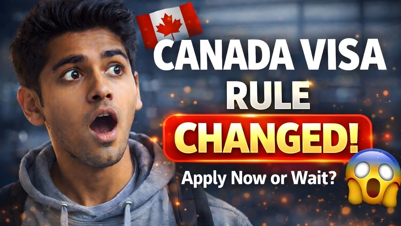 Canada Visa 2026 🚨 New Rules, Processing Time & Study-Work Changes