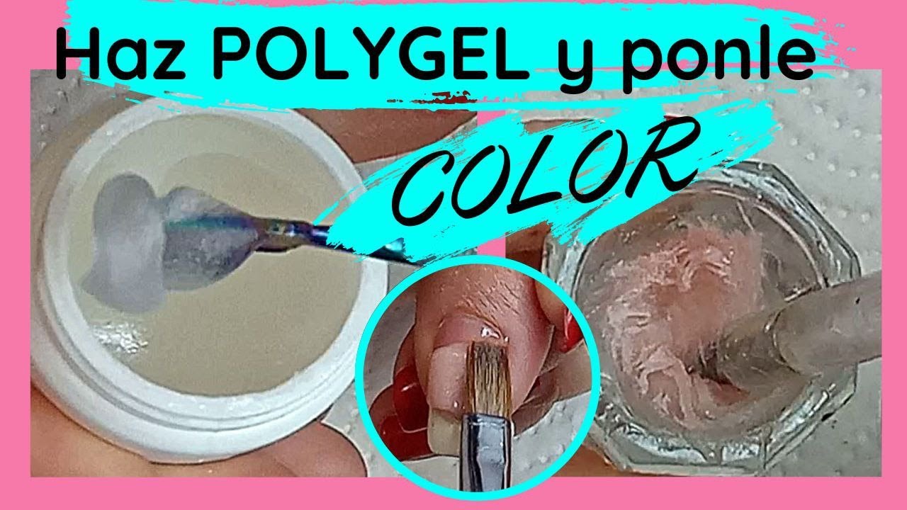 Como HACER POLYGEL en casa del COLOR que tu quieras para AHORRARTE DINERITO $ / aplicar UÑAS POLYGEL