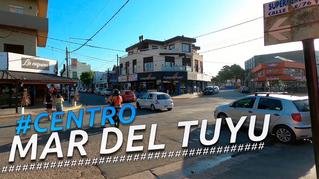 Recorriendo MAR DEL TUY&Uacute; CENTRO I LA COSTA BUENOS AIRES I ARGENTINA I 4K TOUR Walking