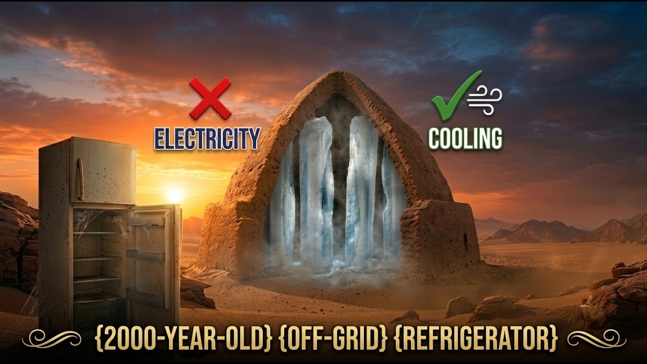 How did the Persians make snow in the desert without electricity?!