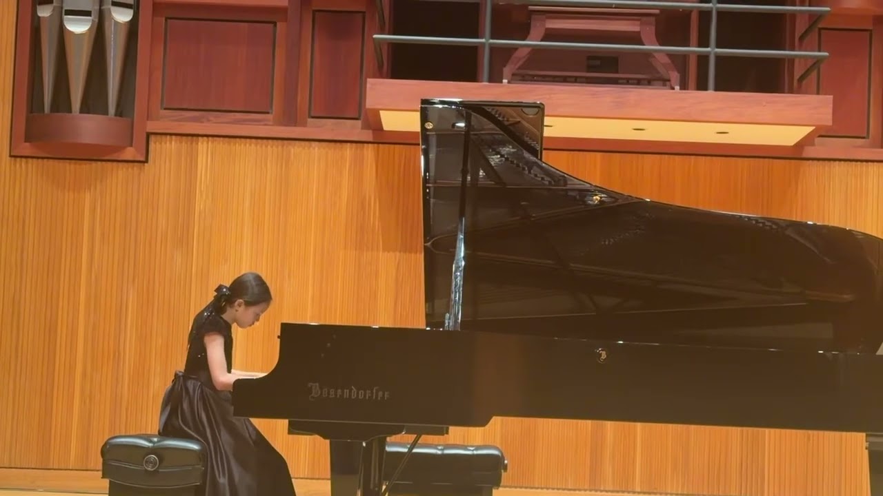 March 13, 2026 RMA student Olivia Hu performing “Prelude no. 6 in F minor” by T. Brown 