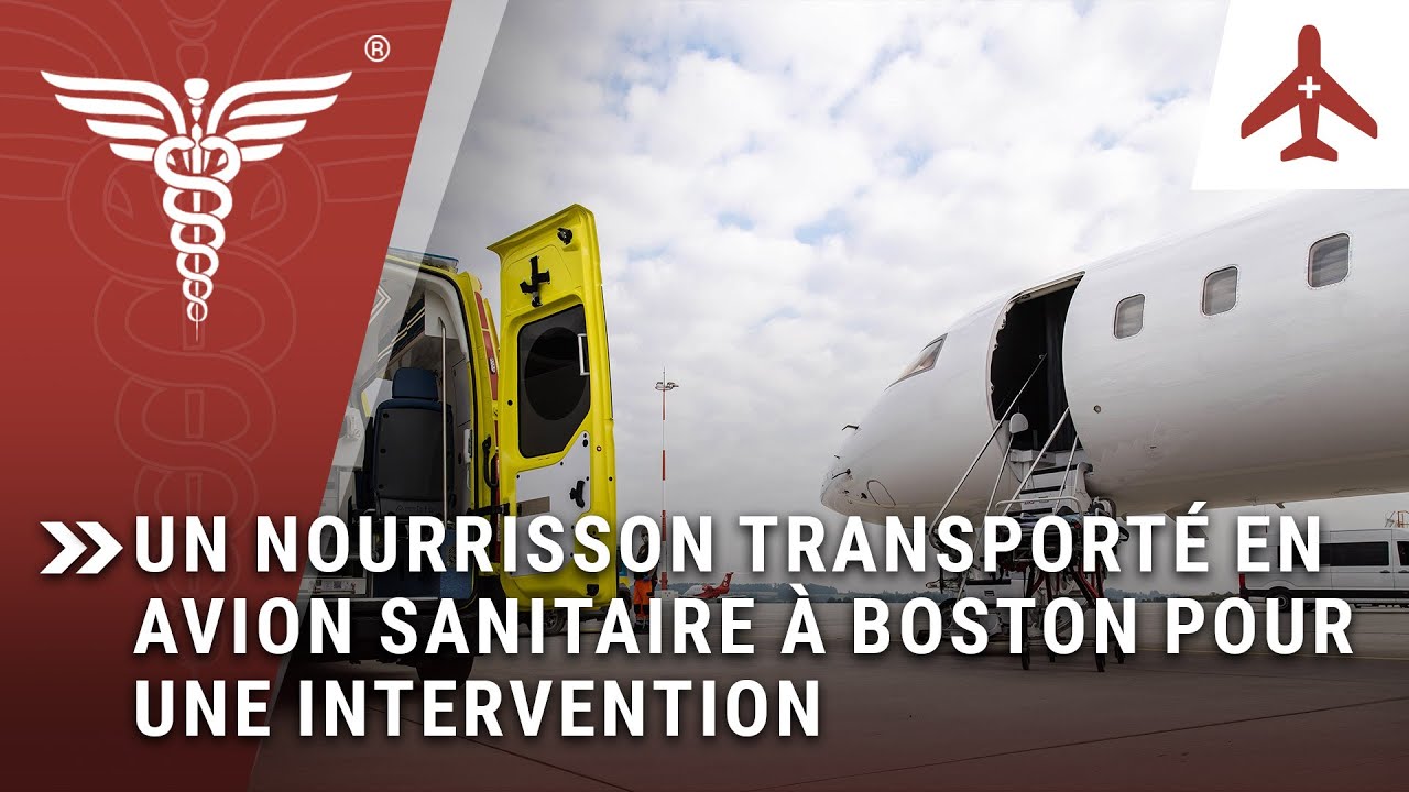 Transport d&rsquo;un nourrisson de la Pologne vers Boston en avion sanitaire