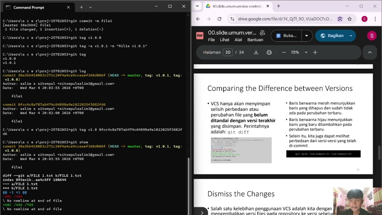 Lab sessions 1_version control system Git and Github