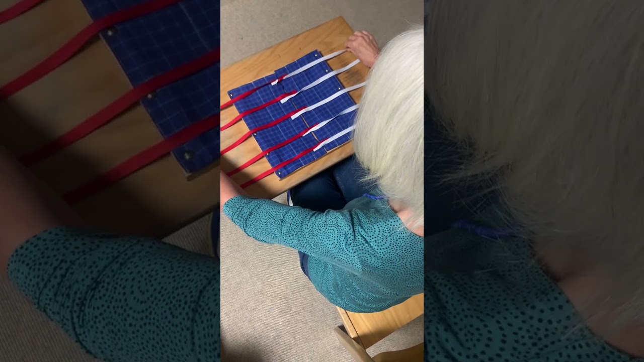 Schleife lernen nach Montessori